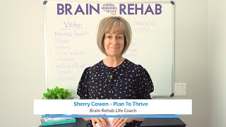 Brain Rehab Coaching Collab w/ Plan To Thrive's Sherry Cowen - Beat A Victim Mindset