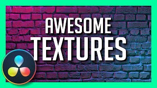 Awesome Textures in Fusion - DaVinci Resolve 17 Advanced Tutorial