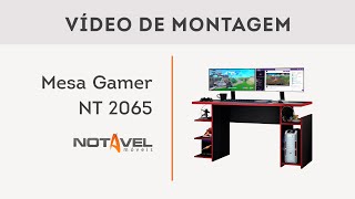 Vídeo De Montagem Mesa Gamer Nt 2065 - Notável Móveis