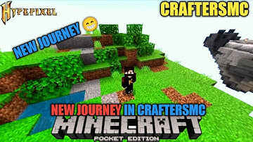 NEW START IN CRAFTERSMC AN HYPIXEL LIKE SERVER FOR MINECRAFT PE #craftersmc #wenpixel #satnetwork