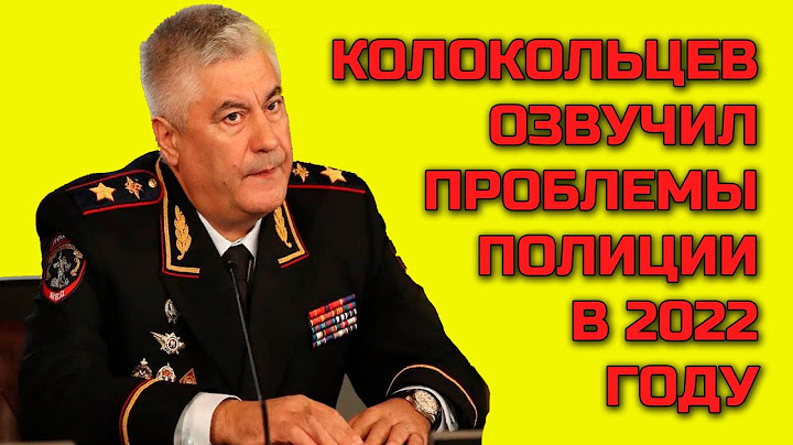 Проблемы полиции в 2022 году. Выступление Колокольцева в Государственной Думе