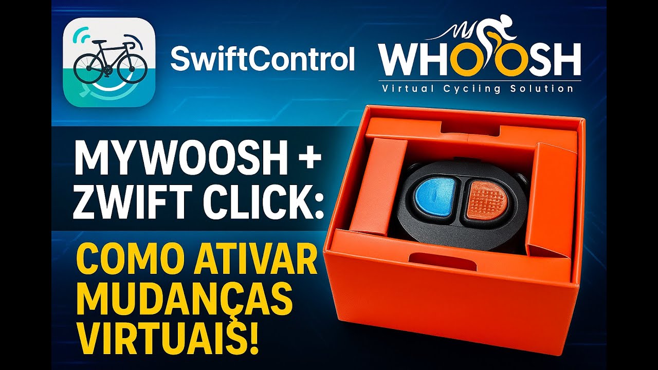 Mudanças Virtuais no MyWhoosh com Zwift Click - SwiftControl