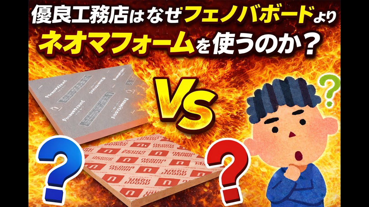 優良工務店はなぜフェノバボードよりネオマフォームを使うのか？