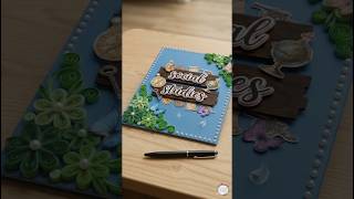 🦚Creative Social Studies Project Cover Design | Paper Quilling Art Idea#trending