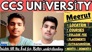 CCS UNIVERSITY MEERUT REVIEW| Chaudhary charan singh University #collegereview #ccsu #ccsuniversity 
