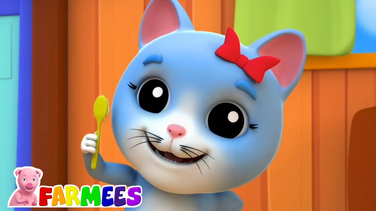 Chaton Chaton Oui Maman | Chansons pour enfants | Farmees Française | Vidéo préscolaire