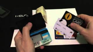 I-CLIP portafoglio - porta carte di credito - porta banconote - YouTube