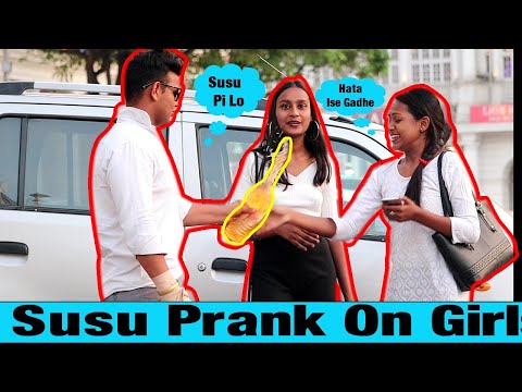 susu-prank-on-cute-girls||toilet-in-public||pranks-in-india||by-amit-and-ravi||2019||ar-jatav's