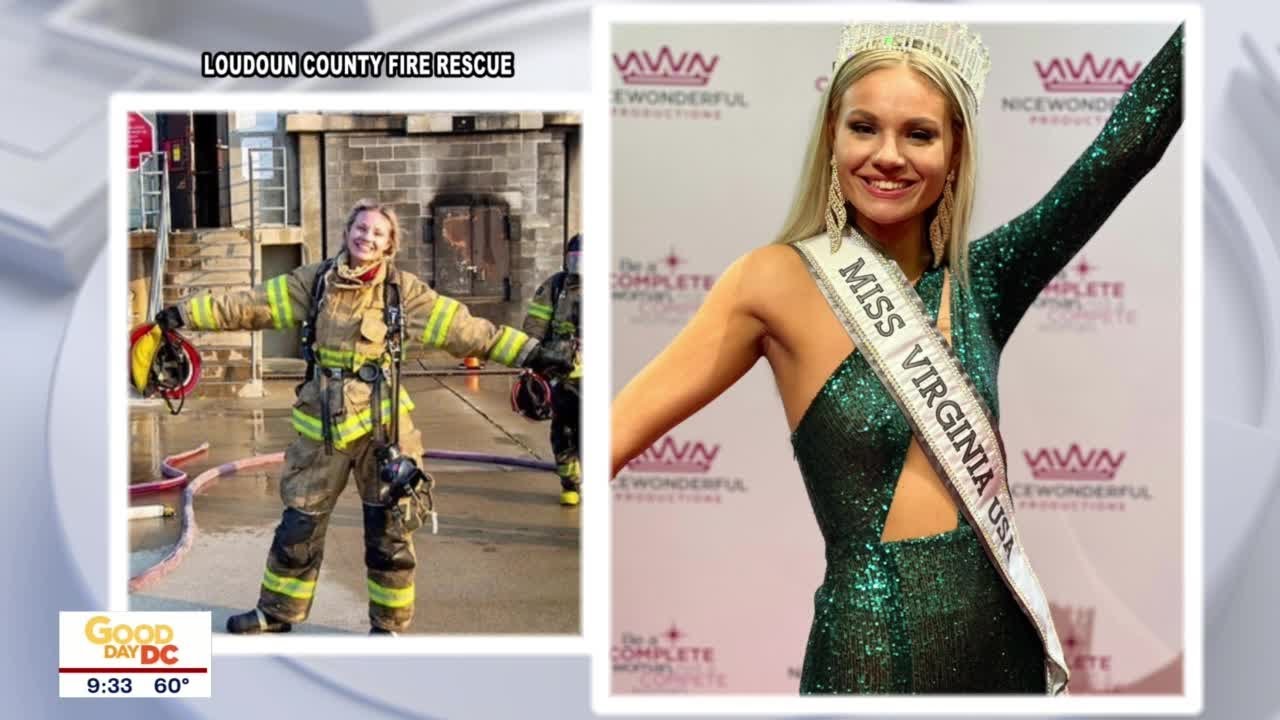 Loudoun County volunteer firefighter crowned Miss Virginia USA 2022 | FOX 5 DC