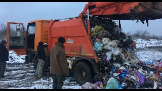 Вивіз сміття на околиці Яворова. МКП Житлокомунсервіс 31-01-20