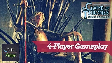 A Game of Thrones the Board Game (2nd Ed) 4-Player Gameplay