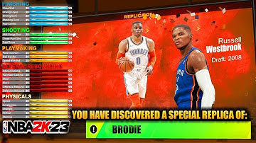 6’7 Russell Westbrook DEMIGOD 2-WAY SLASHING PLAYMAKER BUILD in NBA 2K23…