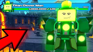 😱OMG!! 🔥 NEW TITAN CLOVER MAN!🍀 ST PATRICKS DAY UPDATE! Toilet Tower Defence