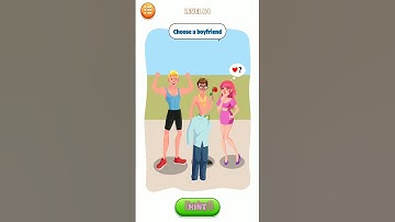 Brain story tricky puzzle Level 64: Choose a Boyfriend(Android, iOS) Gameplay Funny #shorts