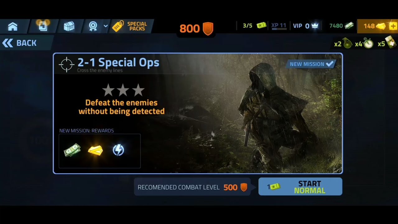 COVER FIRE: OFFLINE SHOOTING GAME | Sniper Ops | Day 2:1 (Special Ops)