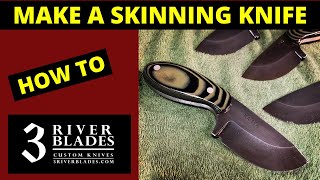 Knife Making The Mosquito How to make a Skinning Knife !