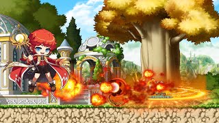 MapleStory Ignition: Cygnus Remaster - Flame Wizard Skill Showcase