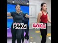 Beauty Level Up! ✨ 64kg vs 40kg: My Shocking 1-Year Body Evolution is Truly Unrecognizable! #Shorts