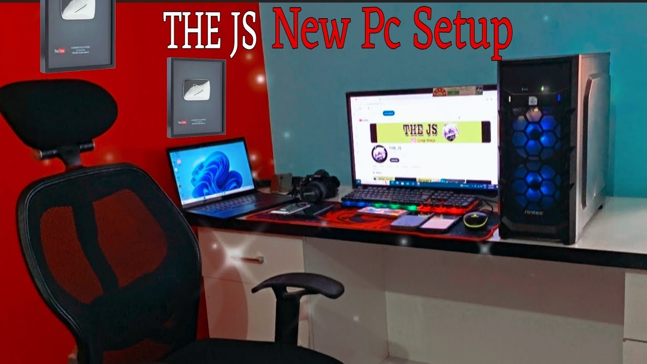 My New Pc Setup, A Budget Gaming Pc Setup - YouTube