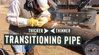 Welding Thicker Pipe to Thinner Pipe  The Pipe Transitioning Technique Every Welder Should Know