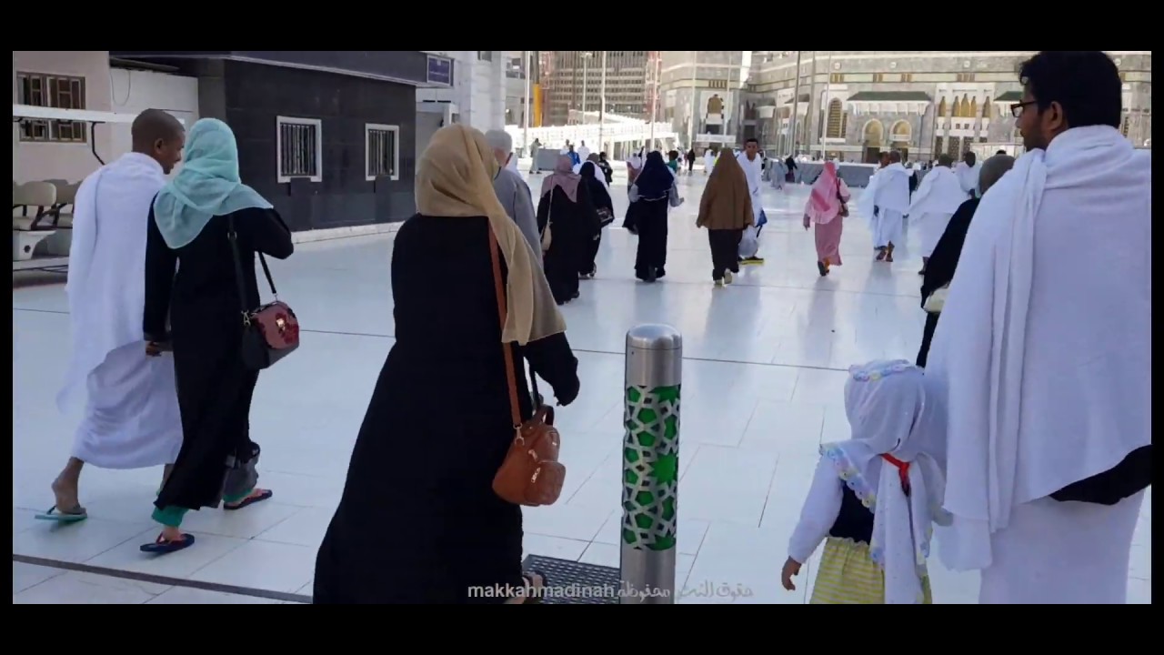 الجزء 4 -- الحرم - الرجوع إلى شارع منصور    part 4  - haram sharif back to  almansor street