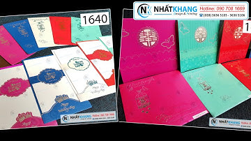 Thiệp Cưới Giá Rẻ 2k Bình Tân TPHCM | In Nhất Khang