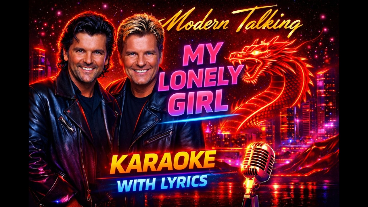 Modern Talking – My Lonely Girl | Karaoke with Lyrics 🎤 Sing Along
