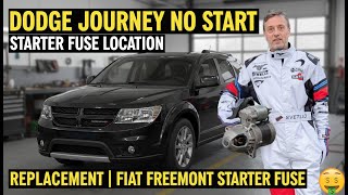DODGE JOURNEY NO START - Starter Fuse Location & Replacement (Easiest Fix!)
