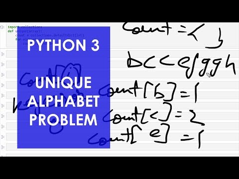 Unique character in string | Python 3