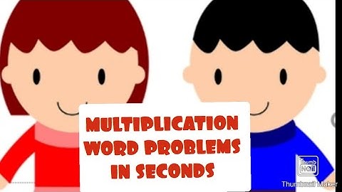 #CBSEMATHSCLASS3 How to solve word problems on multiplication