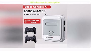 Latest Products You Must Know! KINHANK Game Box Super Console X Retro Video Game Console Support