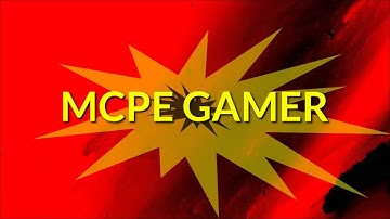 New MCPE GAMER Intro please comment and rate it from 1-10.
