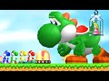 What if Multiple Yoshi fight against Evil Yoshi in New Super Mario Bros. Wii?