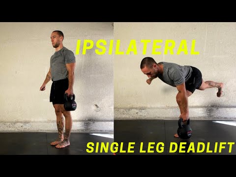 Ipsilateral Single Leg Deadlift - At Home Training - Kettlebell Training