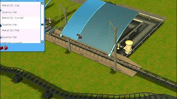 RCT3 TUTORIAL:How to make a rollercoaster station