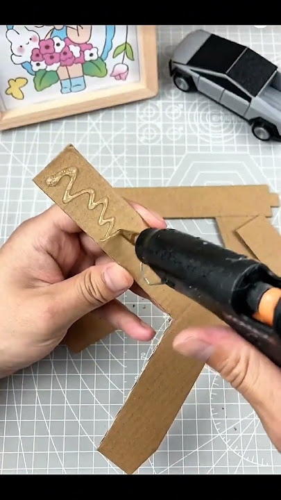 cara membuat pistol dari kardus mudah