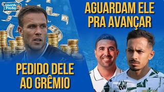 PEDIDO DE ARTHUR E A PROPOSTA DO GRÊMIO! Grêmio aguarda head scout para definir avançao com meia.