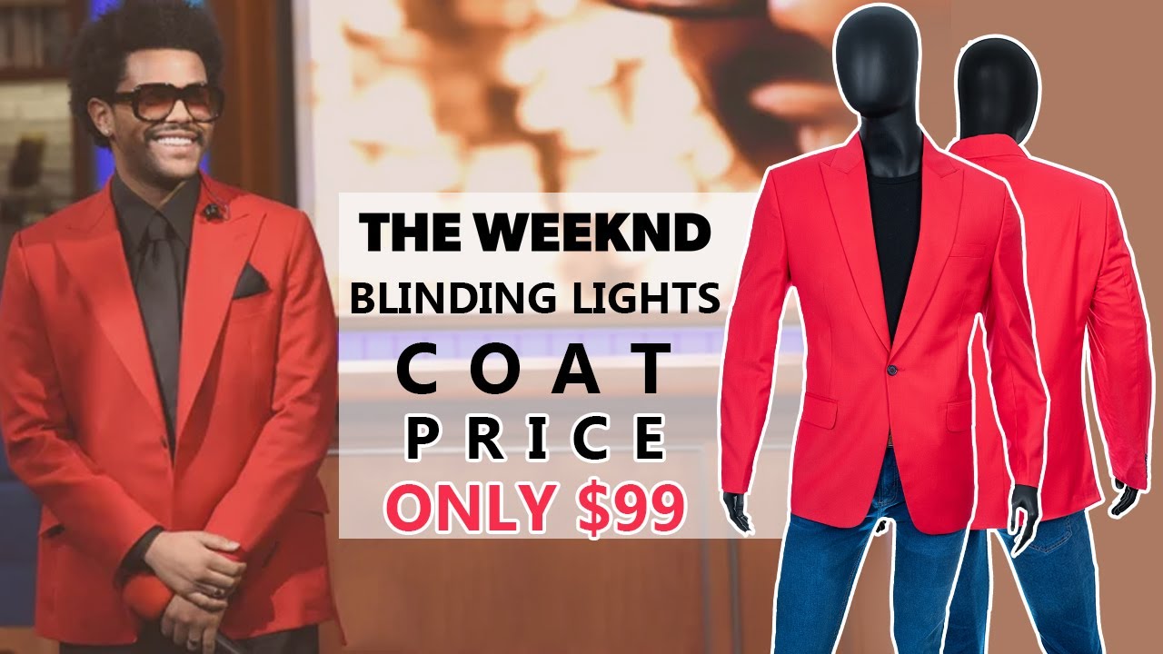 weeknd red jacket