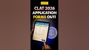 CLAT 2026 Application Forms will be out Today! #shorts