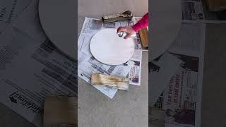 Prepping a Wood Round for a Welcome Door Hanger with a Creative Fabrica SVG