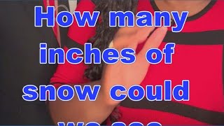 How many inches of snow could we see Wednesday?