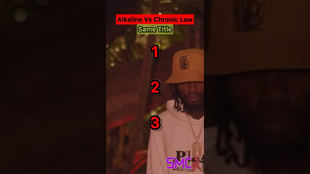 Alkaline vs Chronic Law Same Song Title 