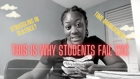 WHY MOST STUDENTS FAIL THEIR CXC EXAMS‼️ (for 2025 students)
