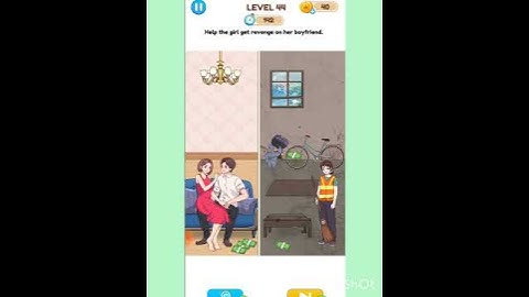 Annoying puzzle game level 44 help the girl get revenge on her boyfriend #tricky puzzle  #short