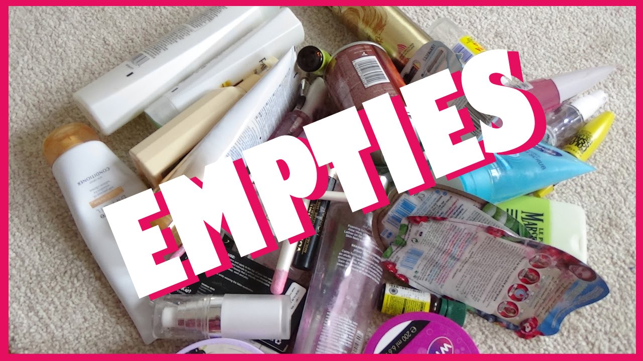 Lots of Product Empties! (Makeup, Skincare & Haircare) products of glycolysis