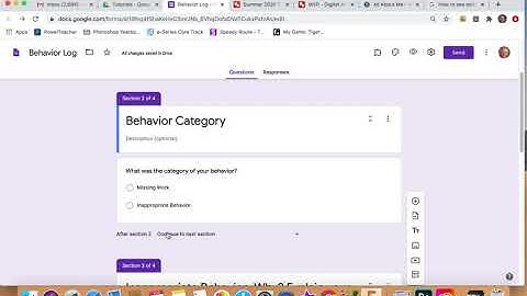 How to Create a Behavior Log in Google Forms