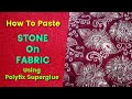How to fix Stone in Fabric..