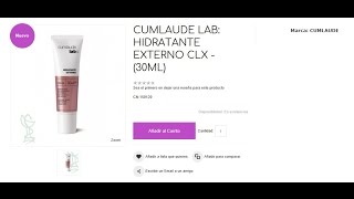 CUMLAUDE LAB: HIDRATANTE EXTERNO CLX - (30ML)
