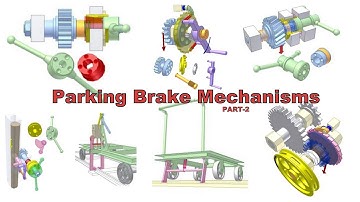 Parking Brake Mechanisms| PART 2| Mechanical engineering designs| Design Factory| Projects