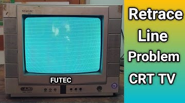 Retrace lines on crt tv / Futec crt tv retrace lines problem